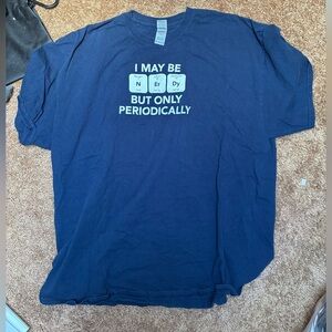 Navy Blue Graphic Men's Shirt